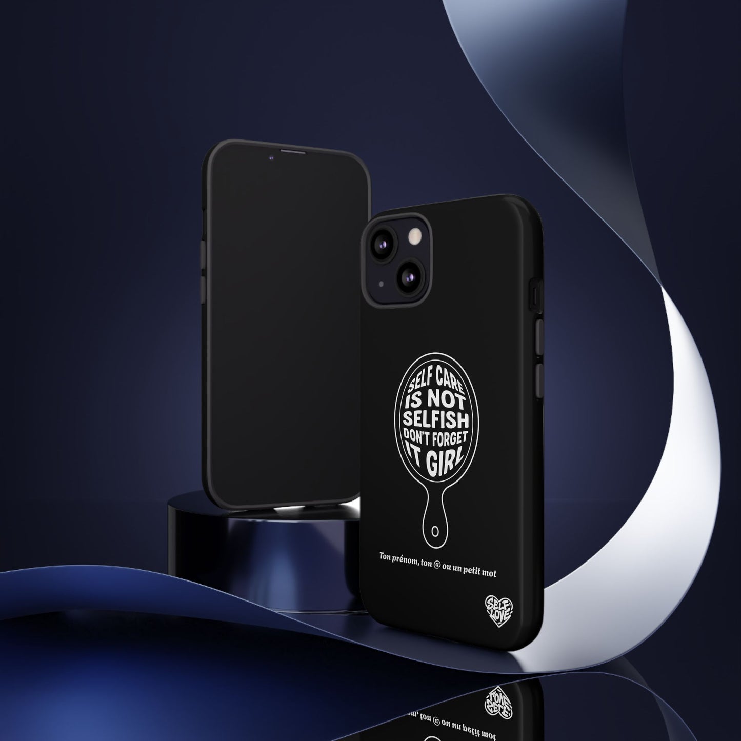 Self Care - Coque iPhone (noir)