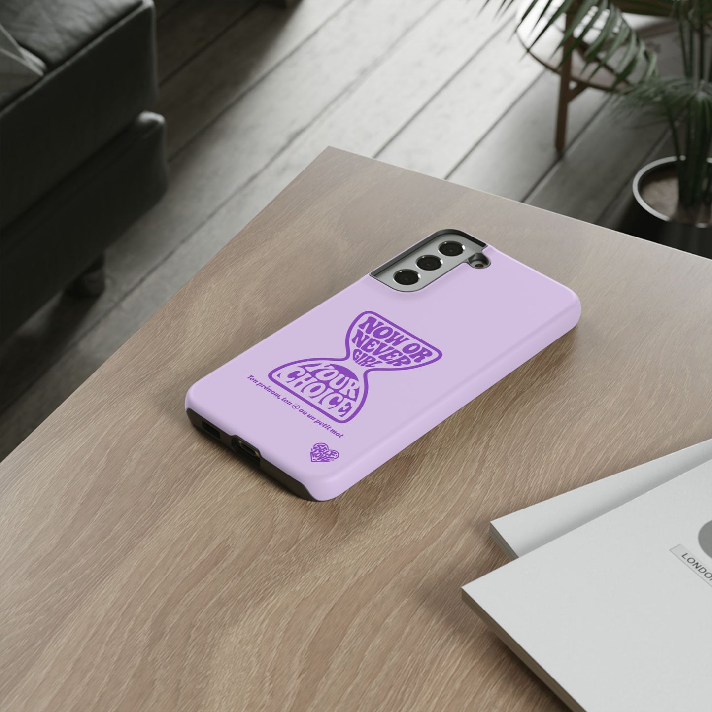 Now Or Never Girl - Coque Samsung (violet)