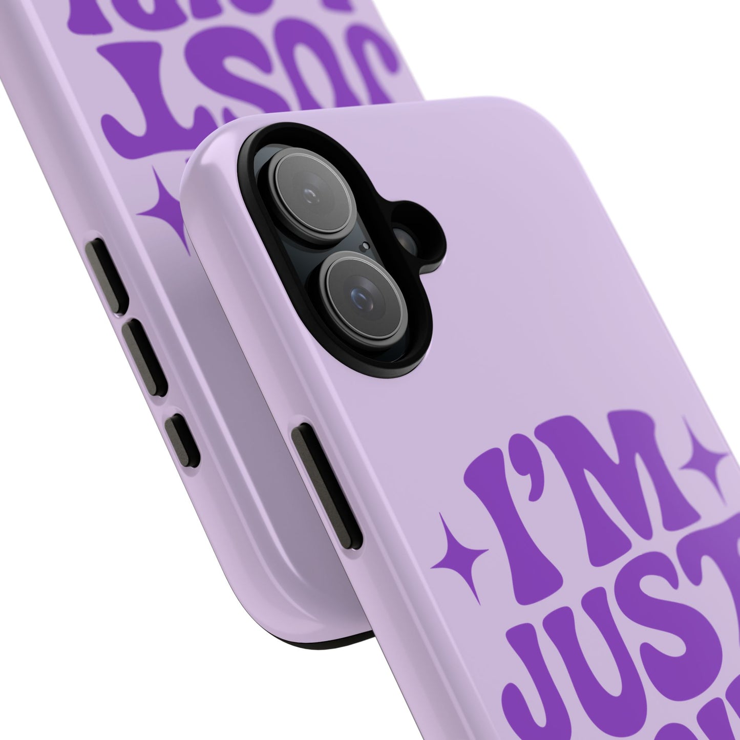 Im Just A Girl - Coque iPhone (violet)