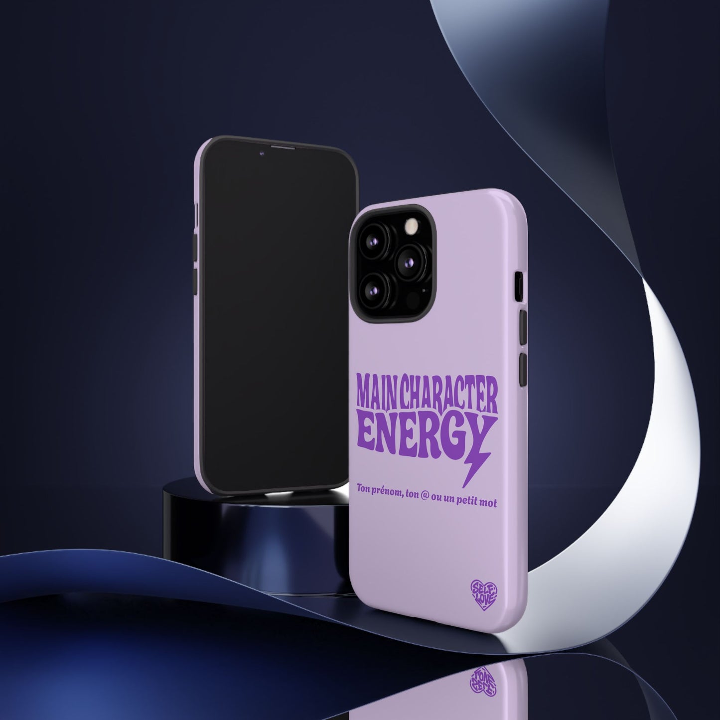 Main Character Energy - Coque iPhone (violet)