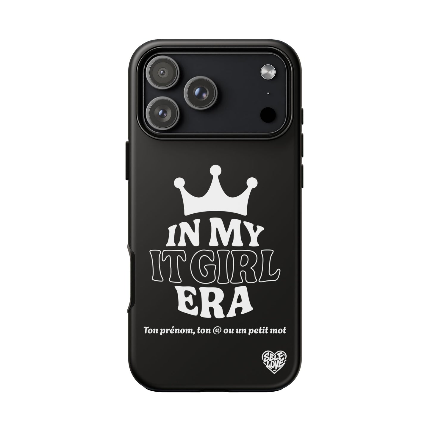 In My It Girl Era - Coque iPhone (noir)