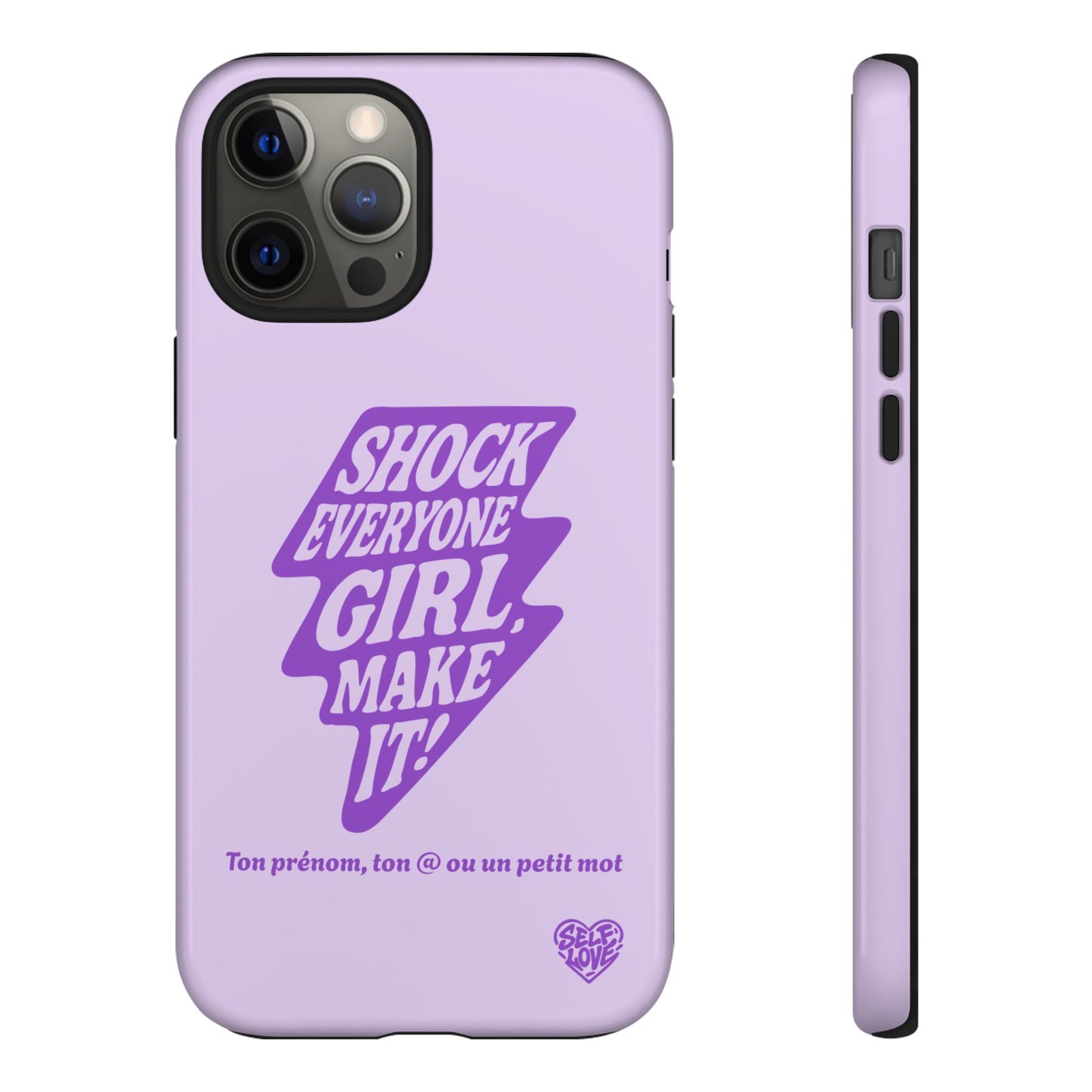 Shock Everyone - Coque iPhone (violet)