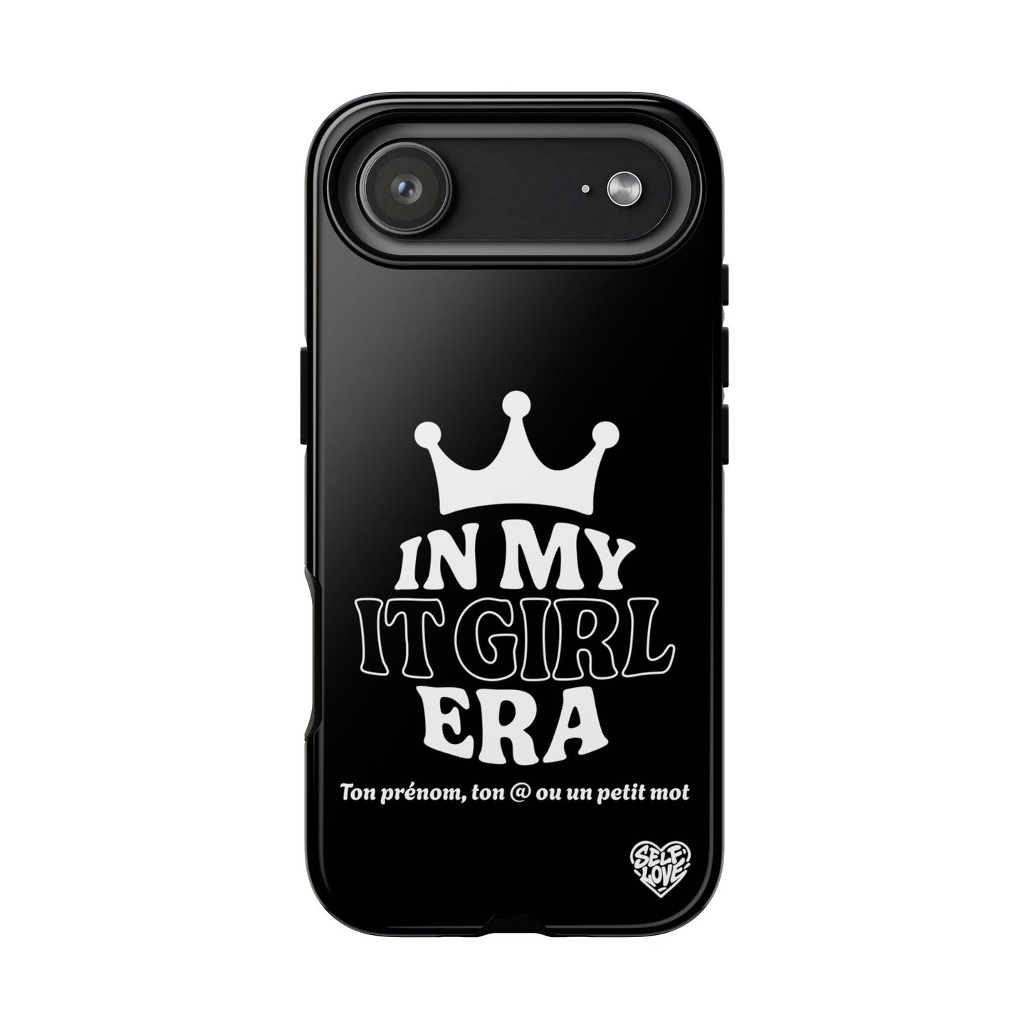 In My It Girl Era - Coque iPhone (noir)