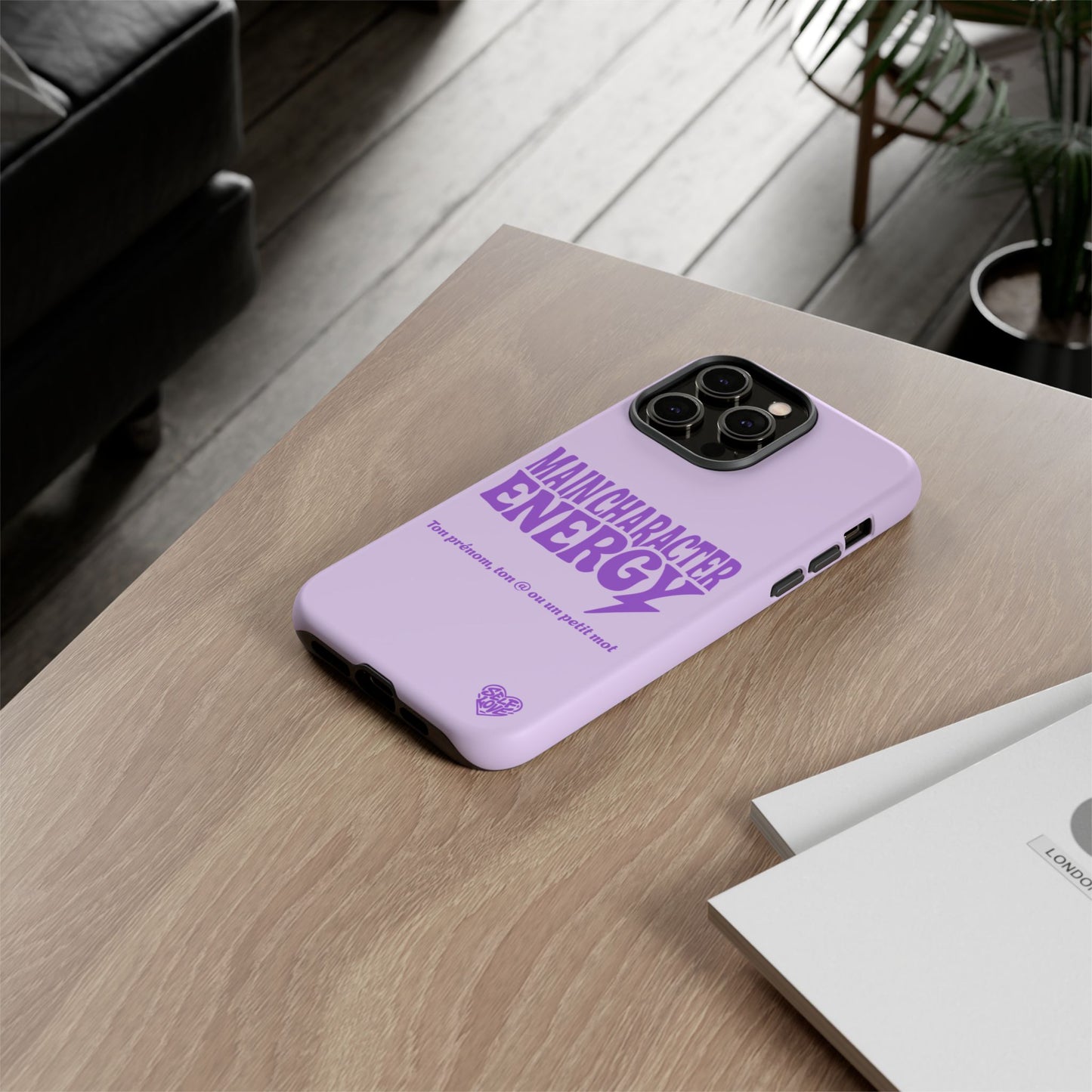 Main Character Energy - Coque iPhone (violet)