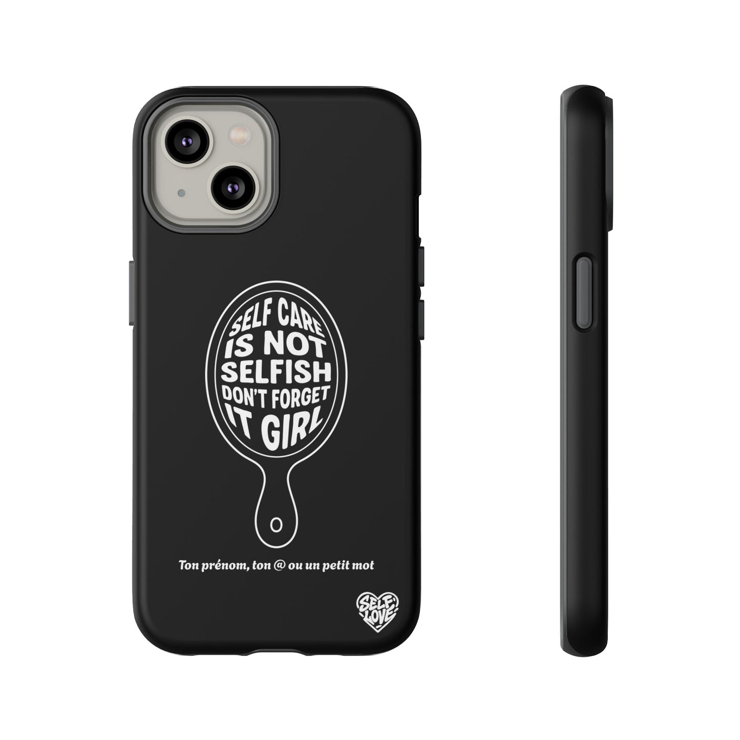 Self Care - Coque iPhone (noir)