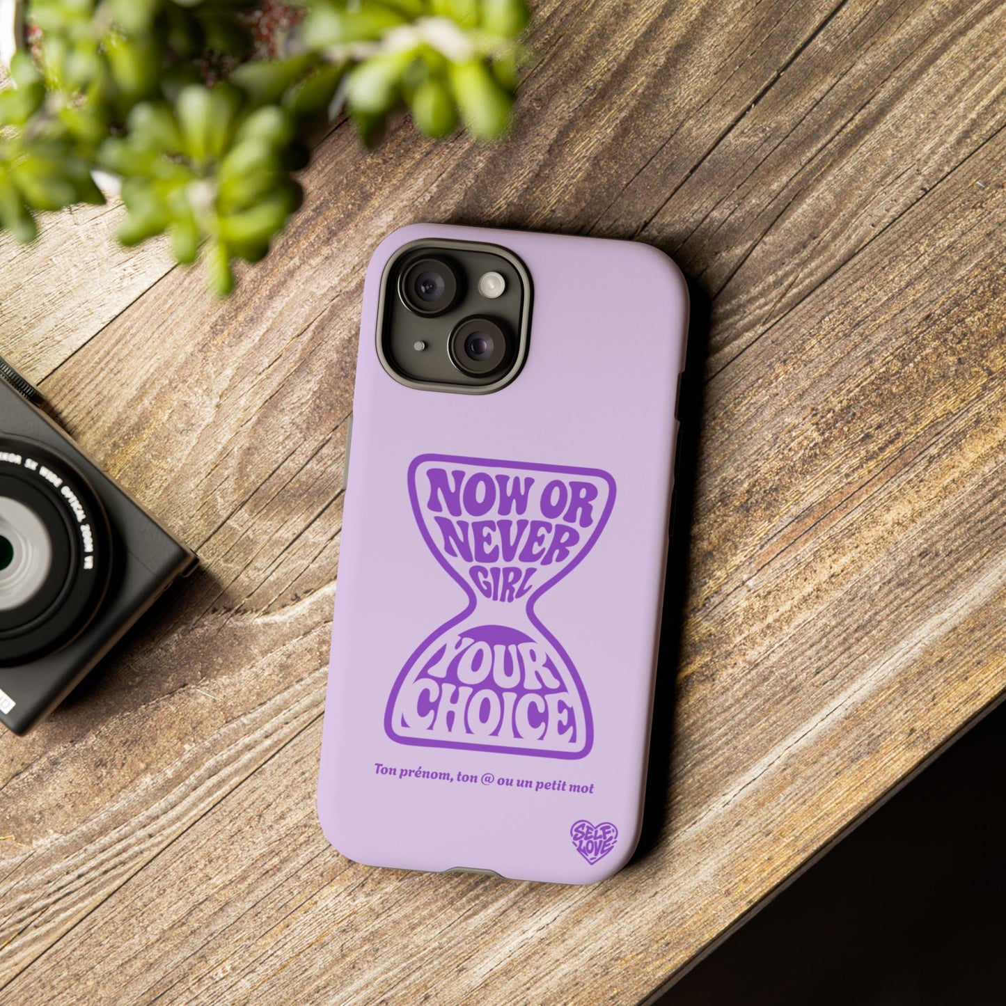 Now Or Never Girl - Coque iPhone (violet)