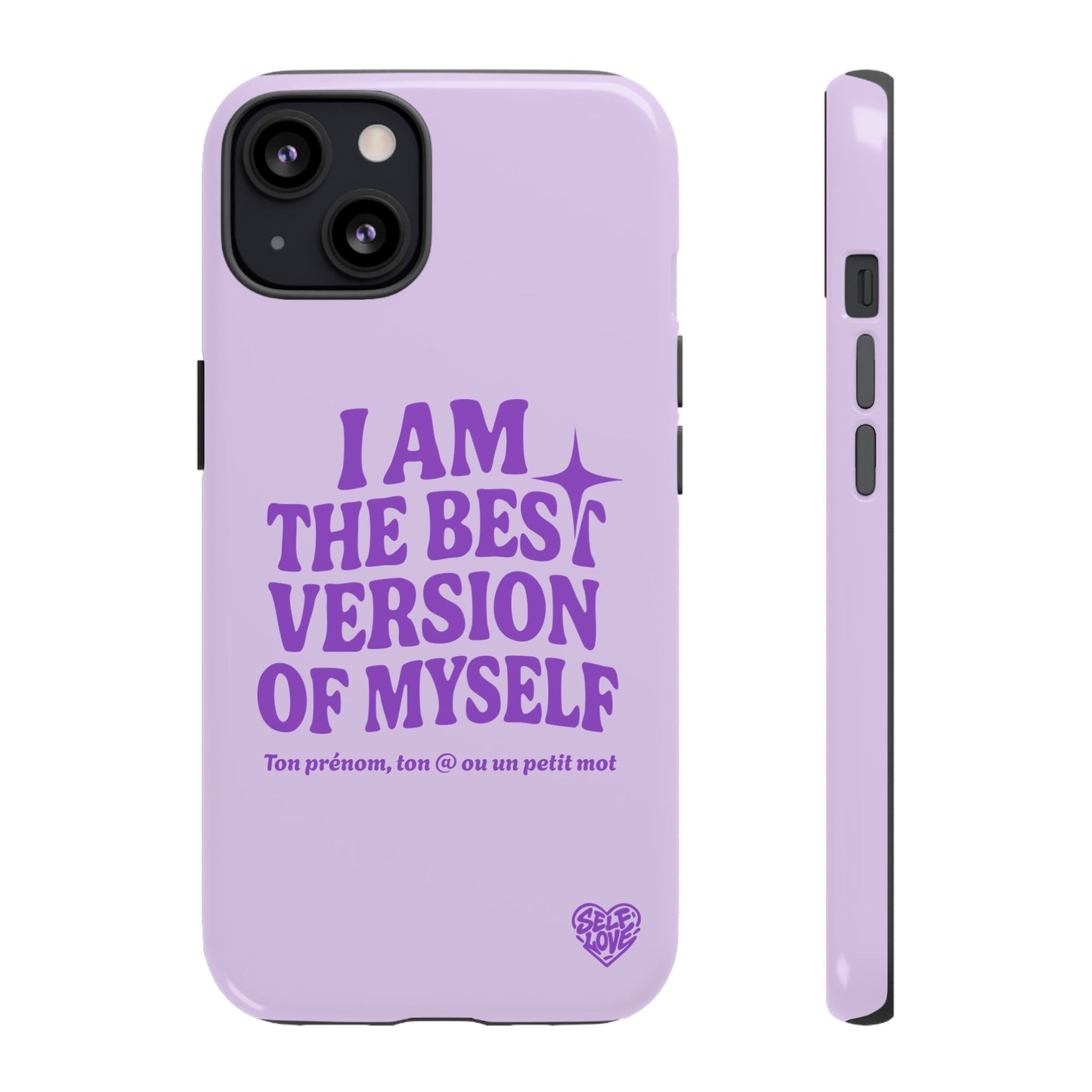 I Am The Best Version Of Myself - Coque iPhone (violet)