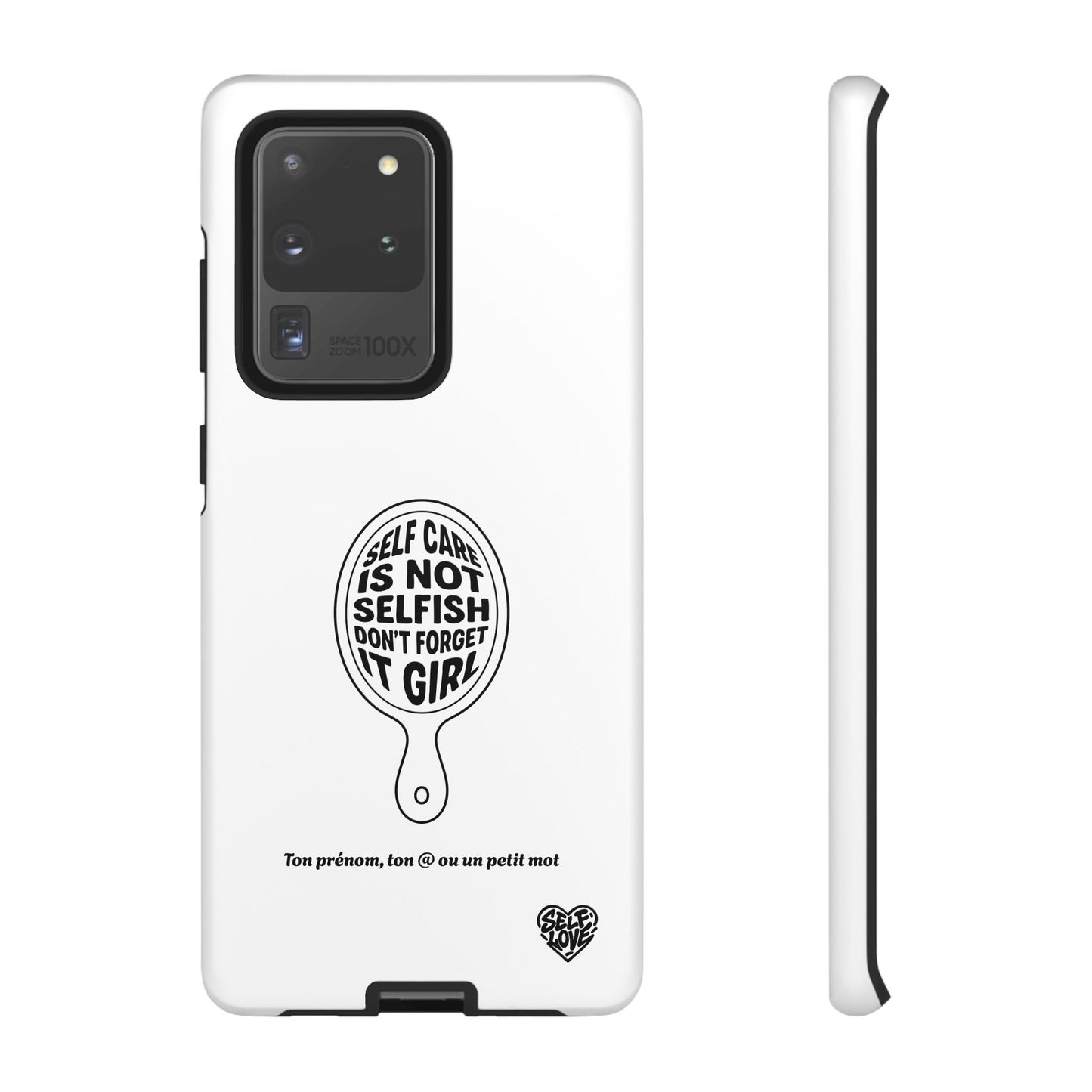 Self Care - Coque Samsung (blanc)