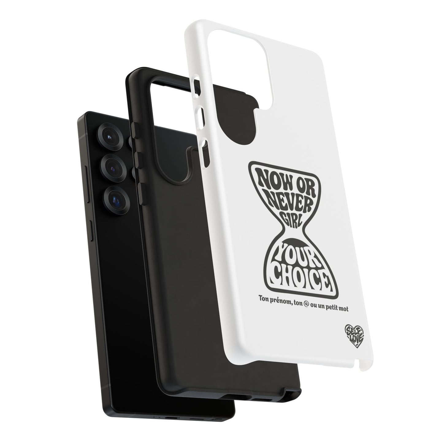 Now Or Never Girl - Coque Samsung (blanc)