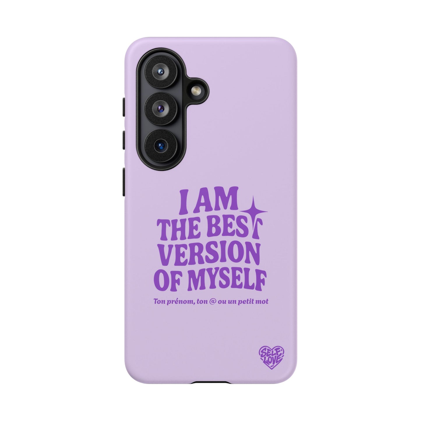 I Am The Best Version Of Myself - Coque Samsung (violet)