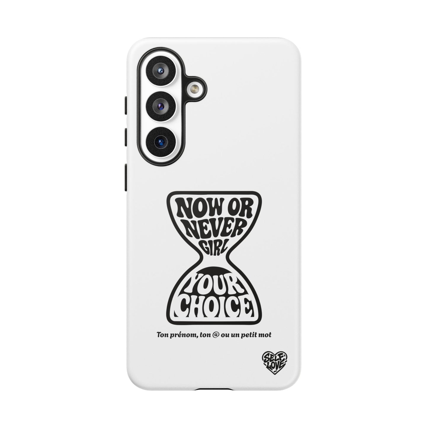 Now Or Never Girl - Coque Samsung (blanc)