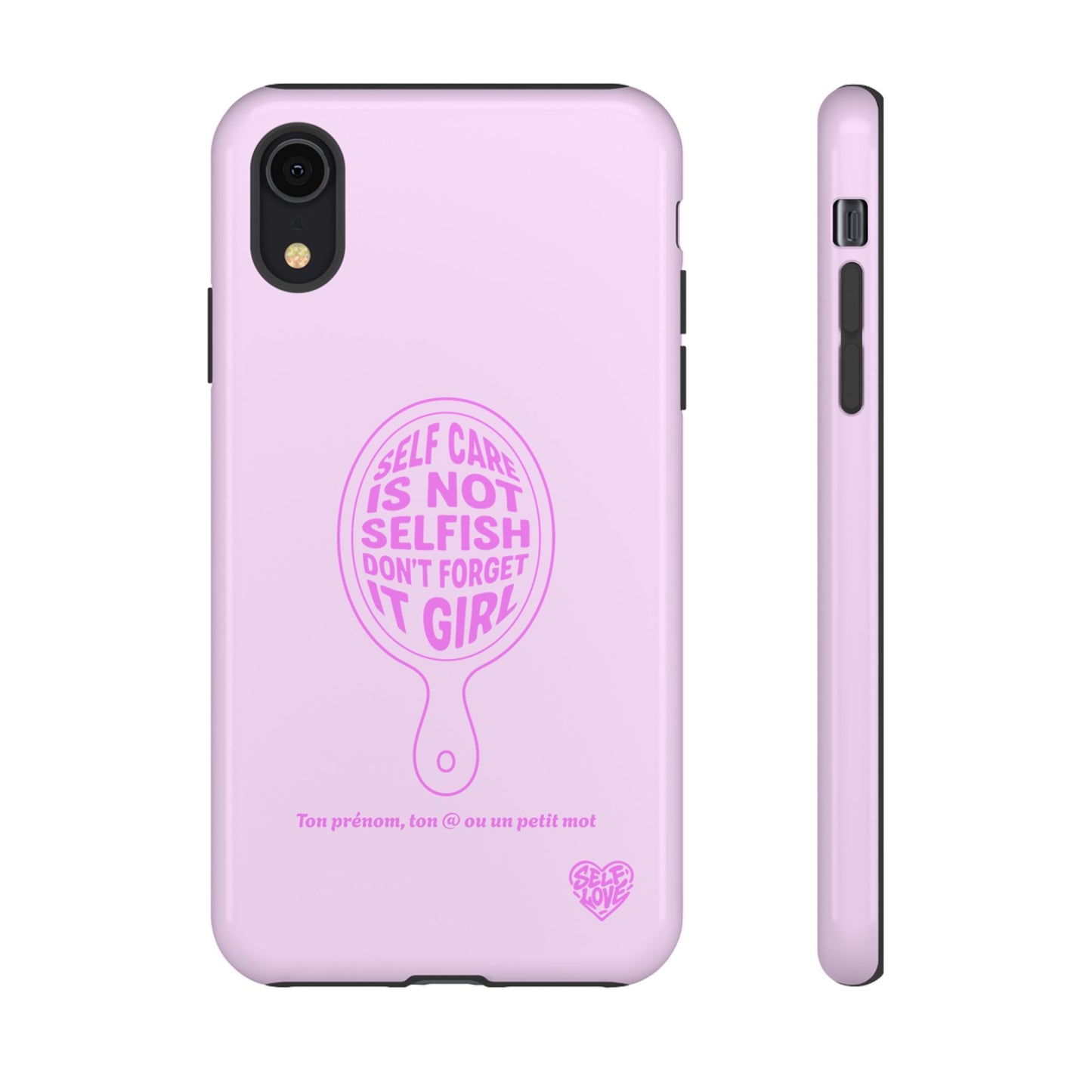 Self Care - Coque iPhone (rose)
