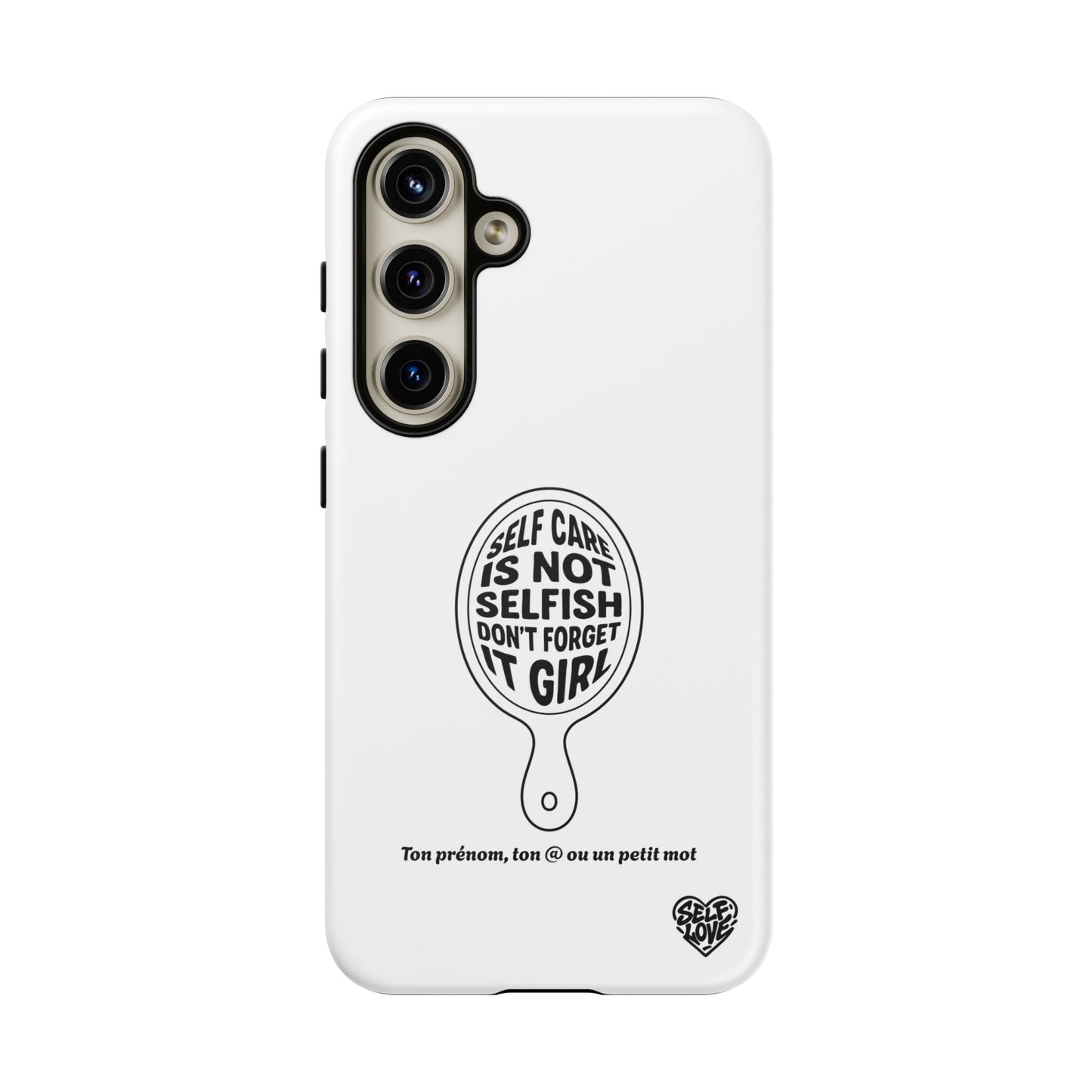 Self Care - Coque Samsung (blanc)