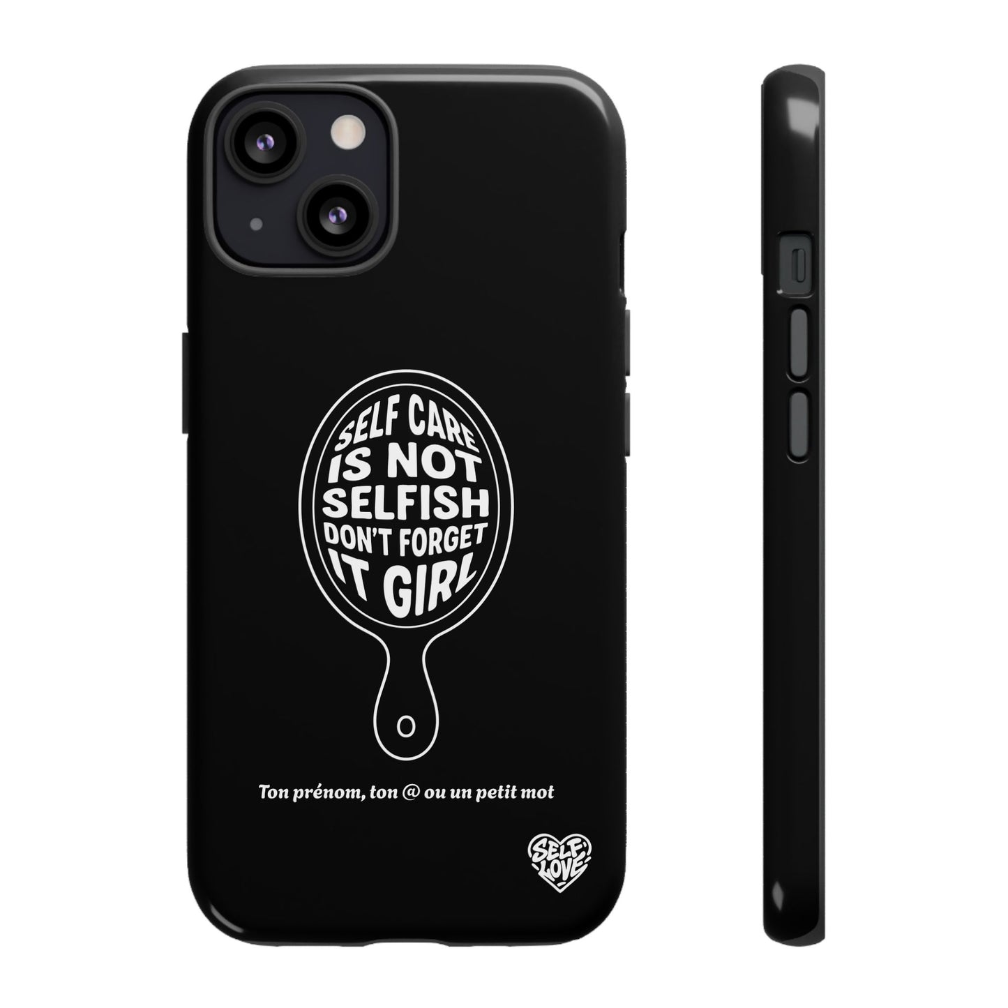 Self Care - Coque iPhone (noir)