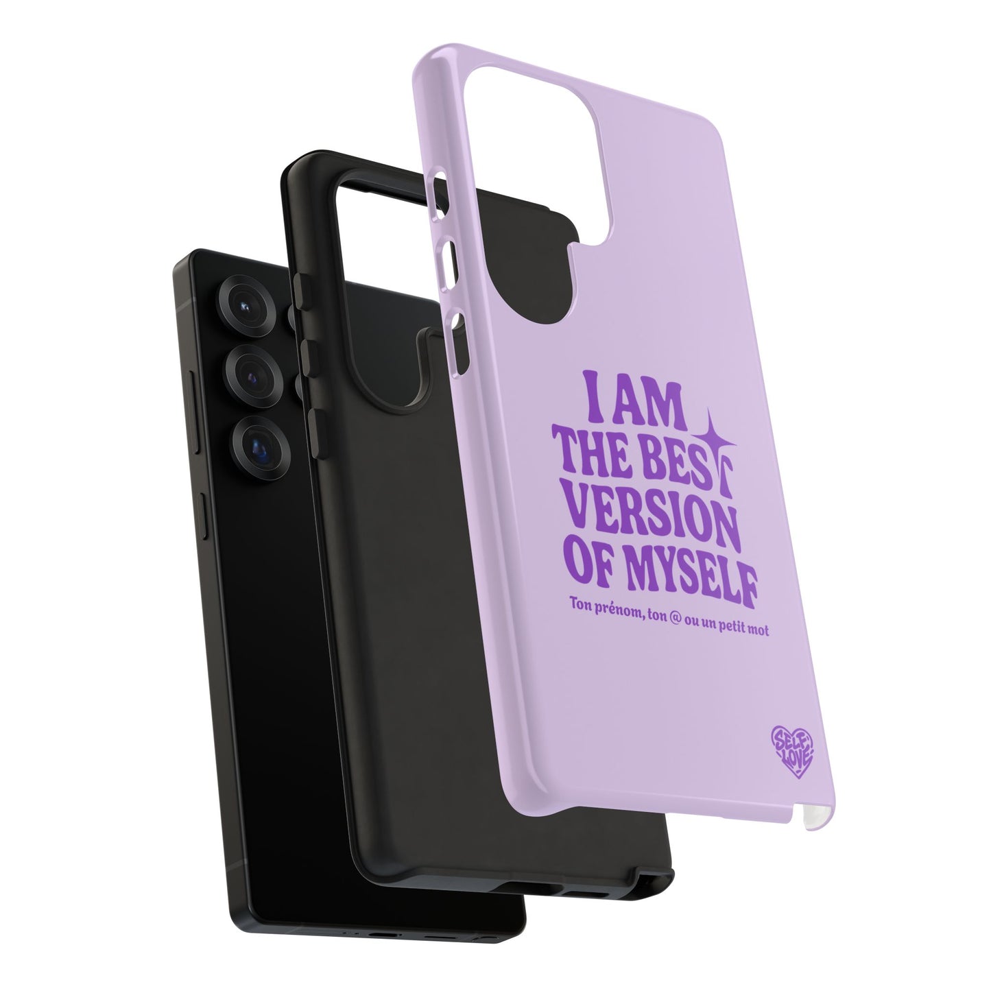 I Am The Best Version Of Myself - Coque Samsung (violet)