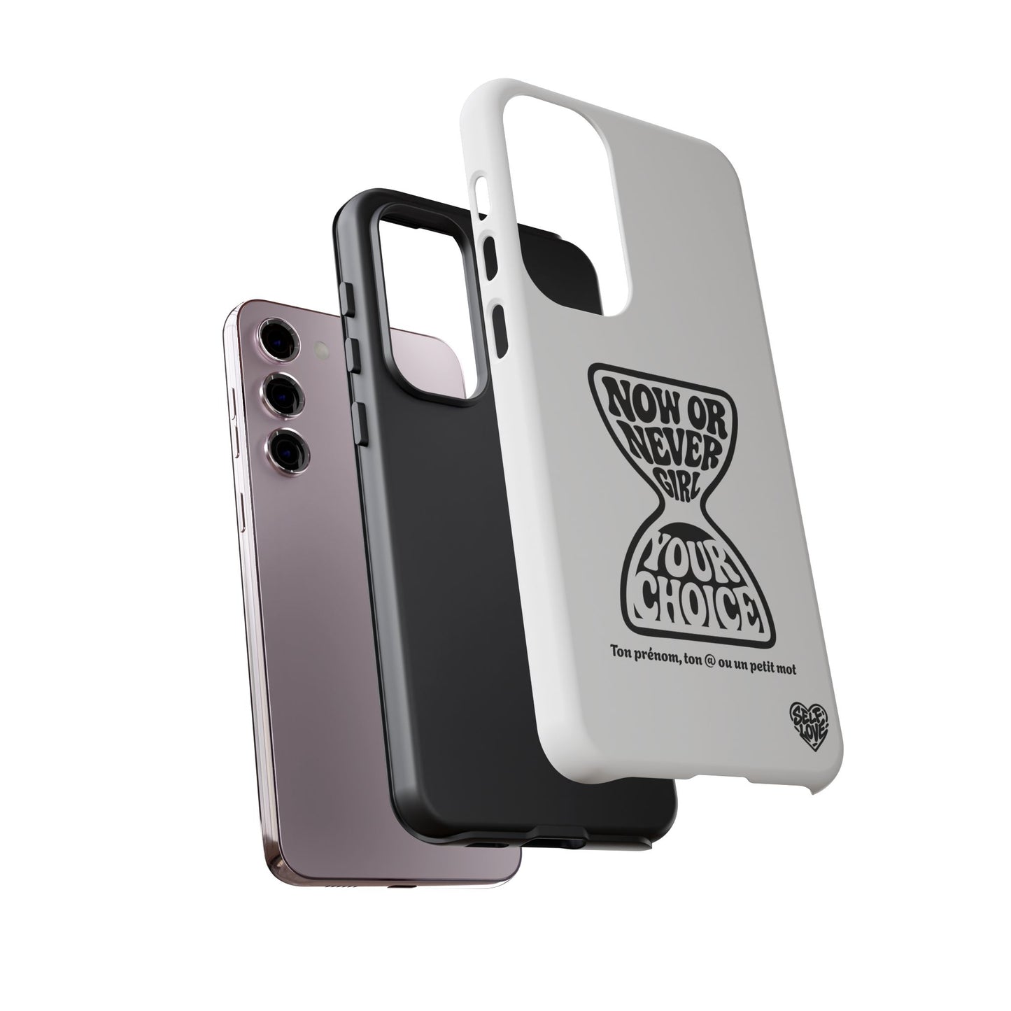 Now Or Never Girl - Coque Samsung (blanc)