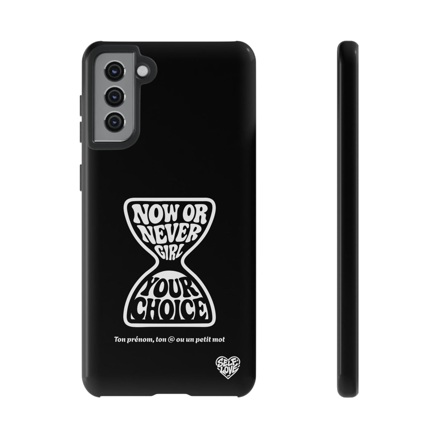 Now Or Never Girl - Coque Samsung (noir)