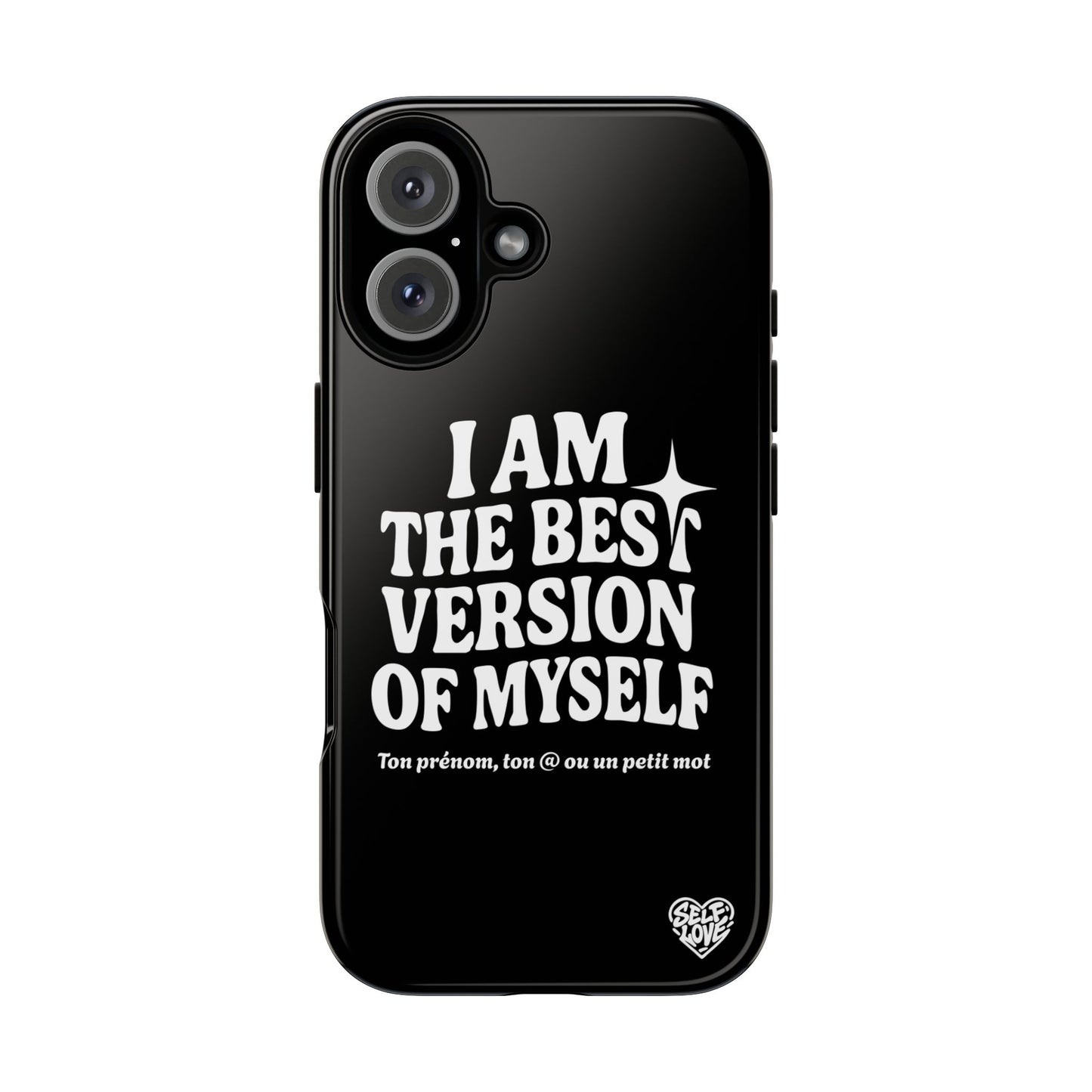 I Am The Best Version Of Myself - Coque iPhone (noir)