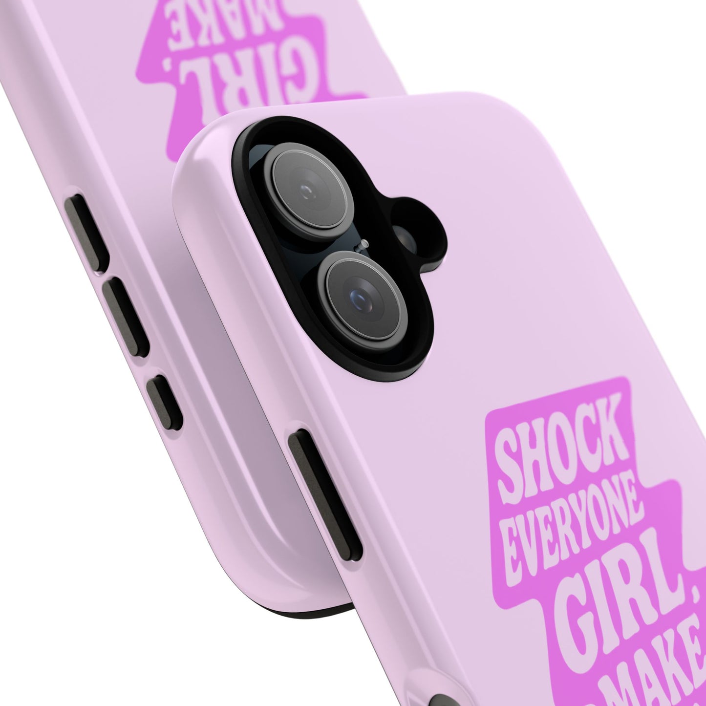 Shock Everyone - Coque iPhone (rose)