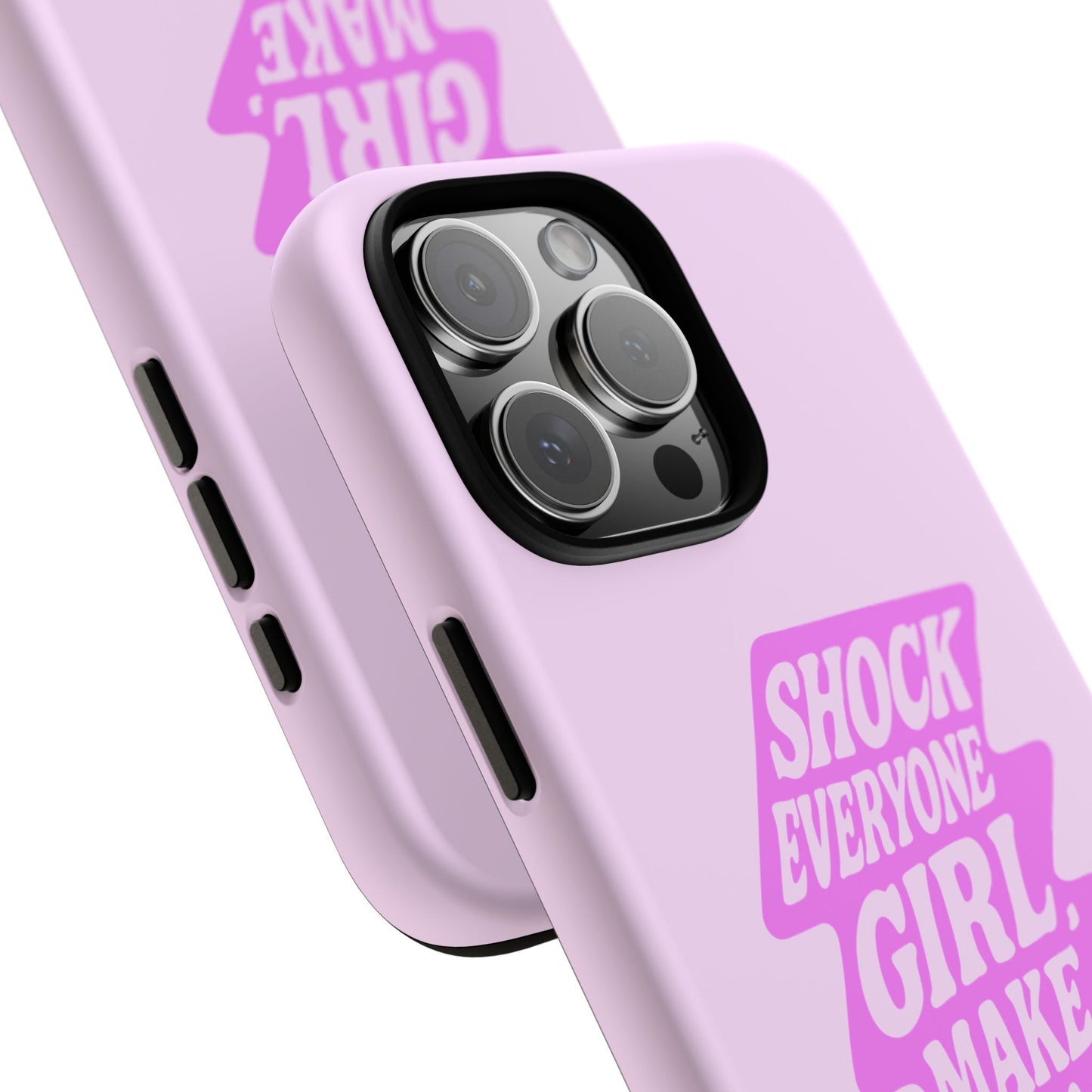 Shock Everyone - Coque iPhone (rose)