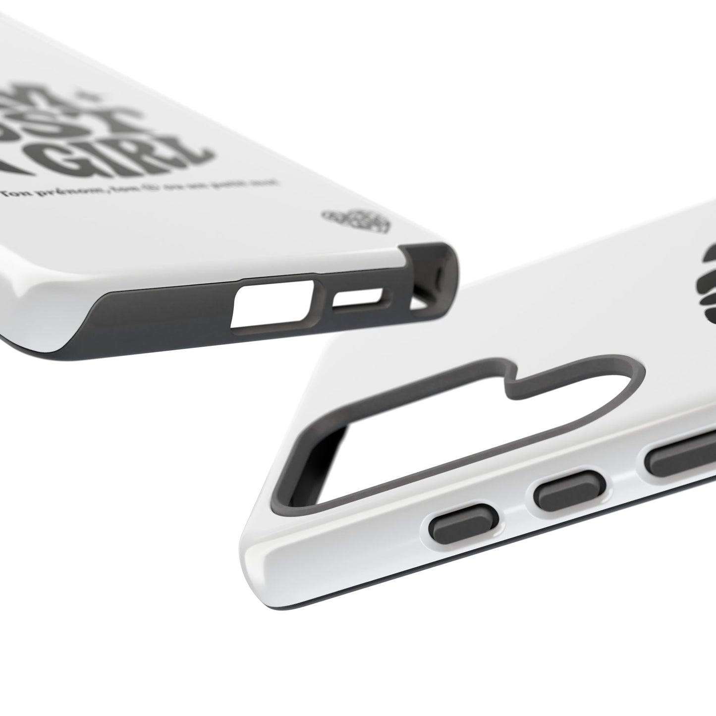 Im Just A Girl - Coque Samsung (blanc)