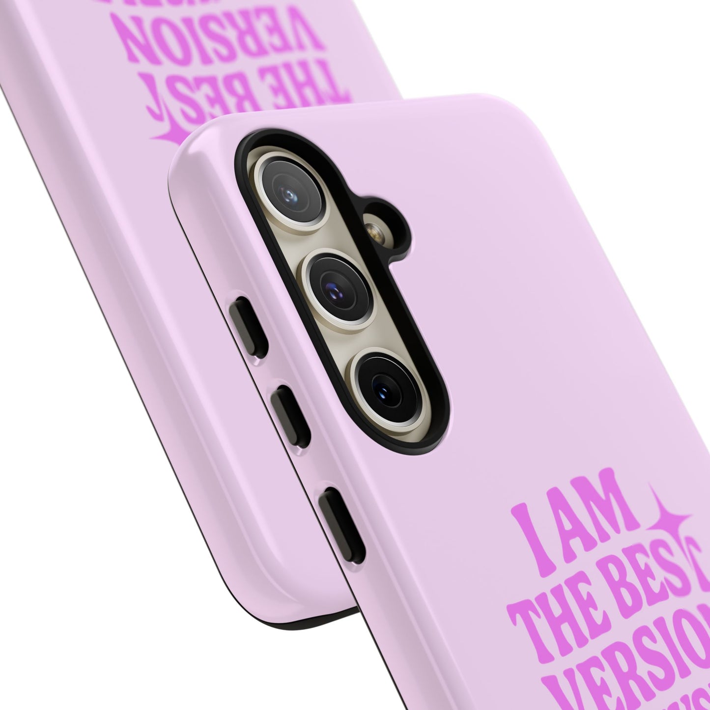 I Am The Best Version Of Myself - Coque Samsung (rose)