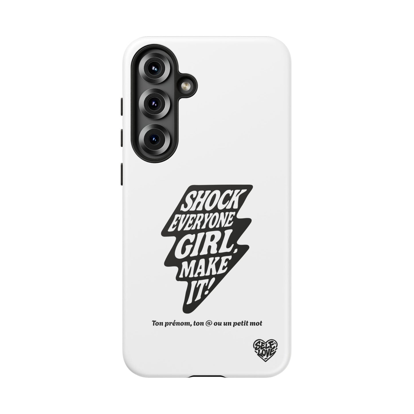 Shock Everyone - Coque Samsung (blanc)
