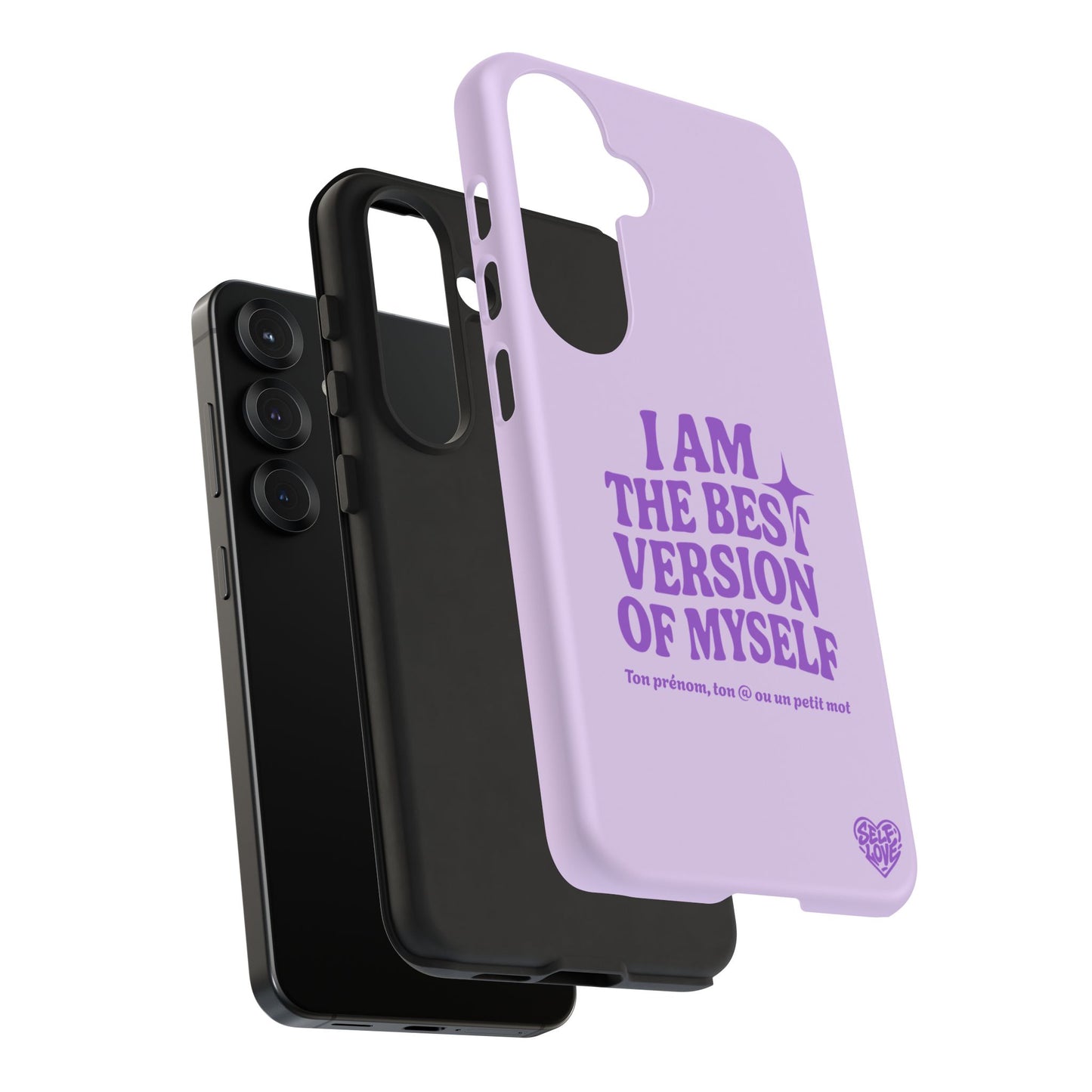 I Am The Best Version Of Myself - Coque Samsung (violet)
