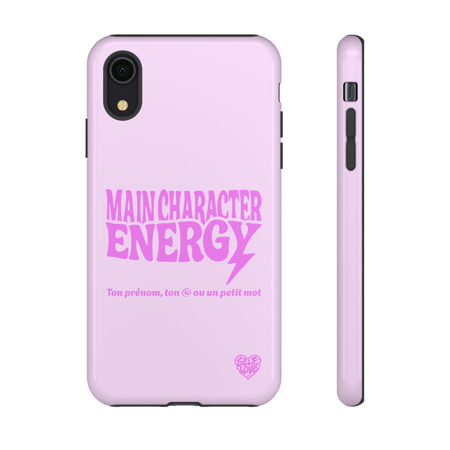 Main Character Energy - Coque iPhone (rose)