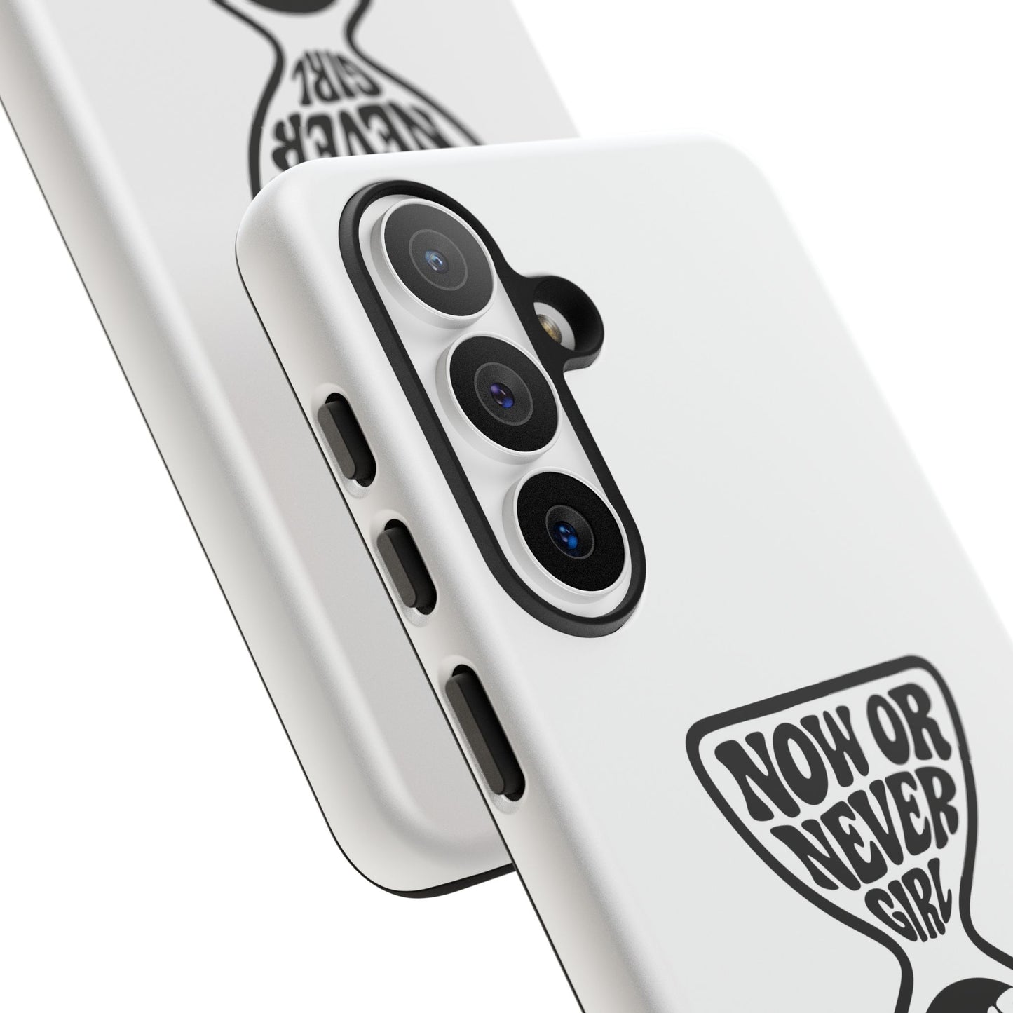 Now Or Never Girl - Coque Samsung (blanc)