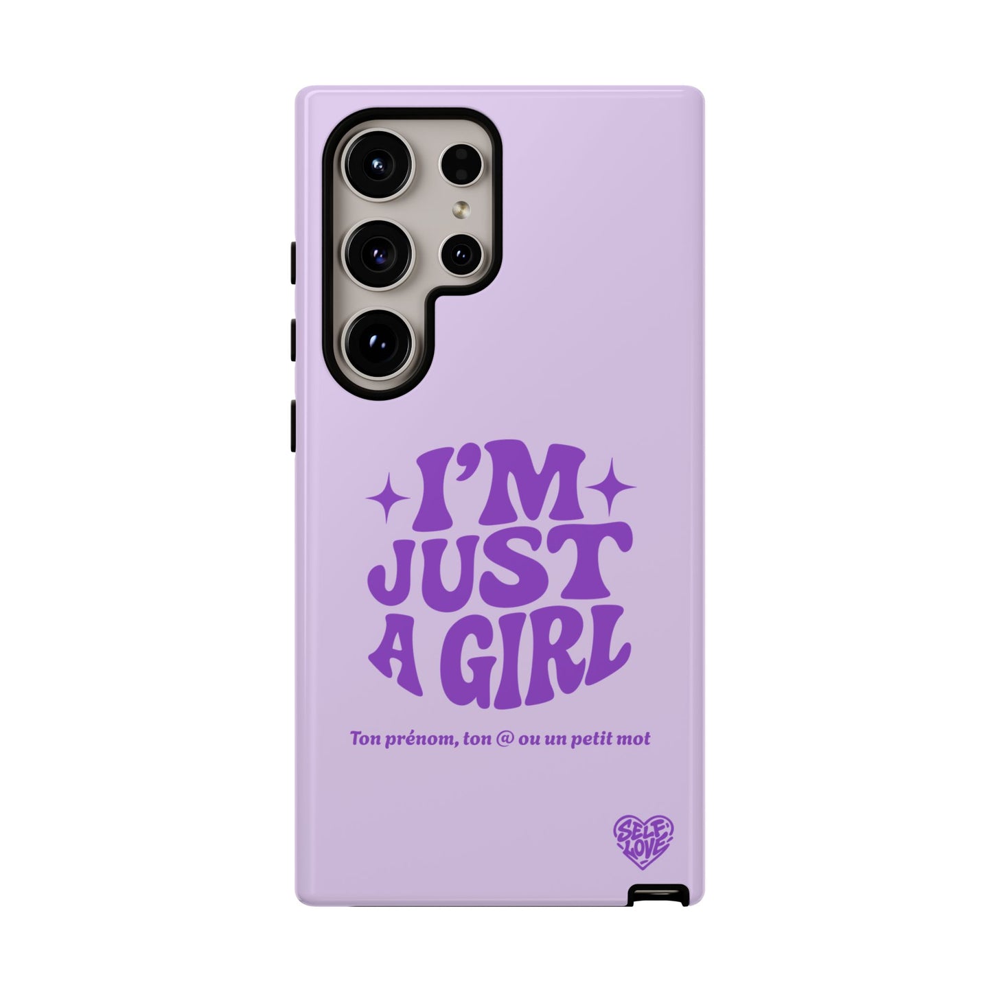 Im Just A Girl - Coque Samsung (violet)