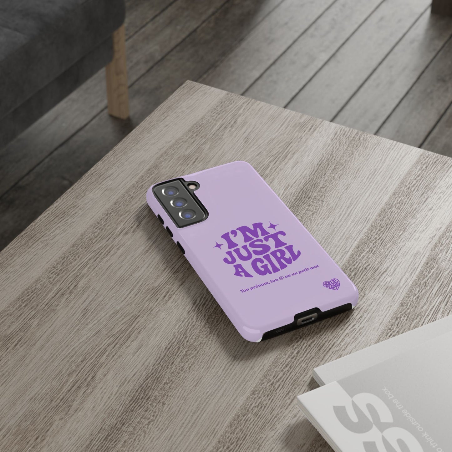Im Just A Girl - Coque Samsung (violet)
