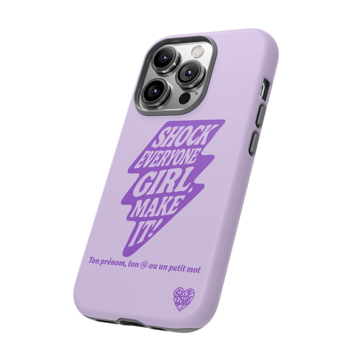 Shock Everyone - Coque iPhone (violet)