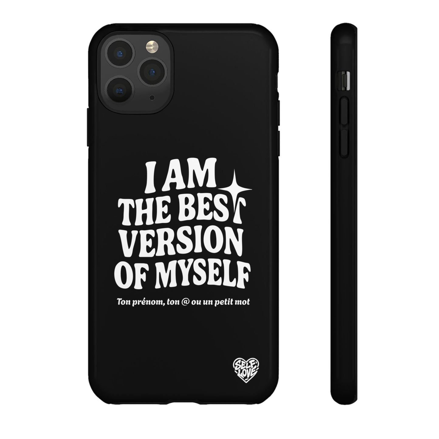 I Am The Best Version Of Myself - Coque iPhone (noir)