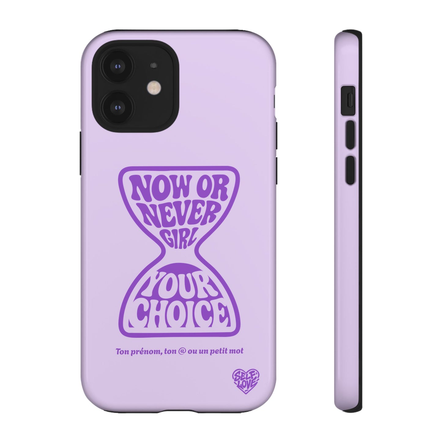 Now Or Never Girl - Coque iPhone (violet)