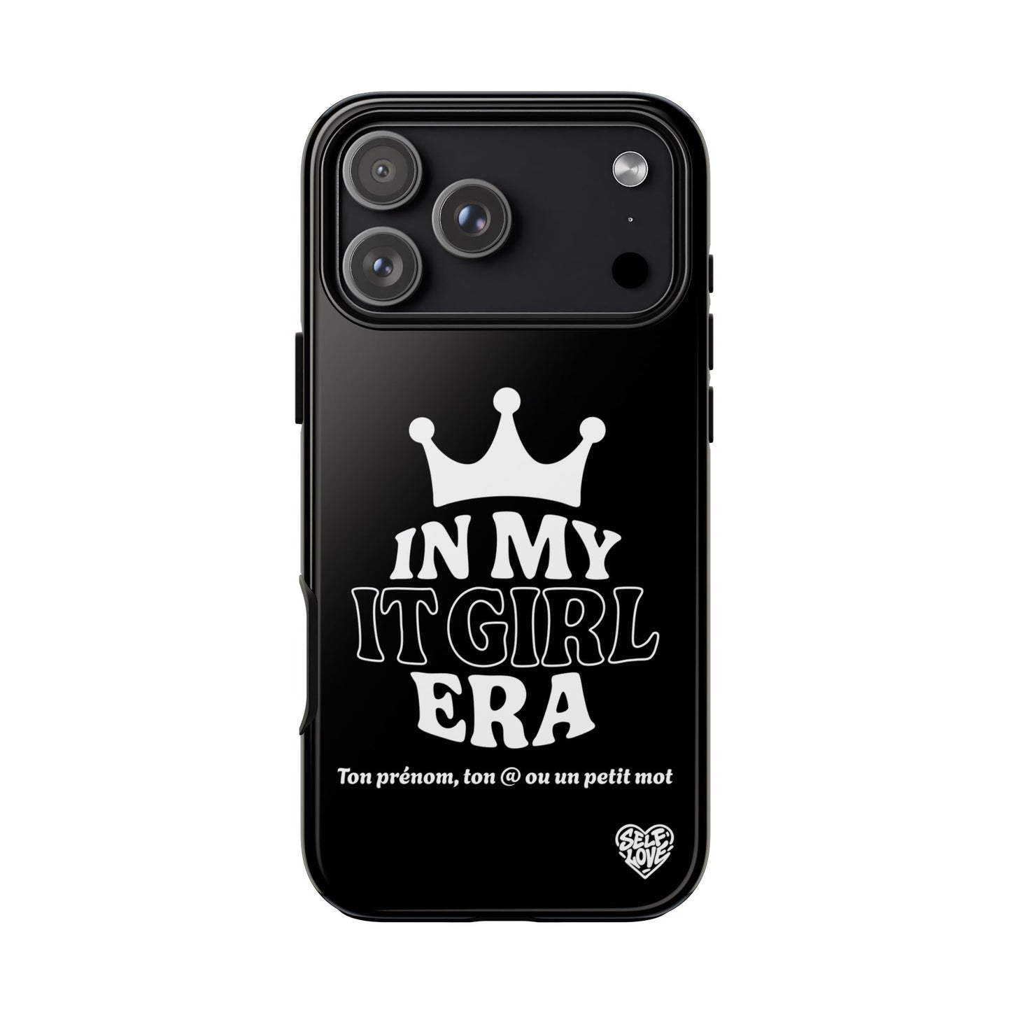 In My It Girl Era - Coque iPhone (noir)