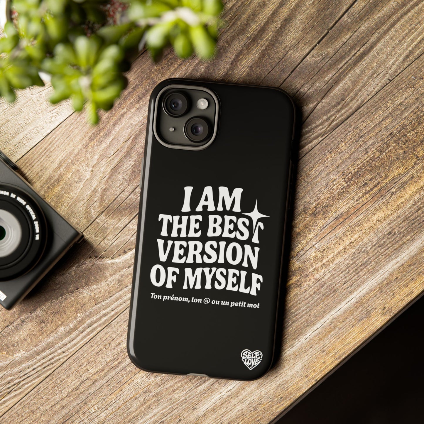 I Am The Best Version Of Myself - Coque iPhone (noir)
