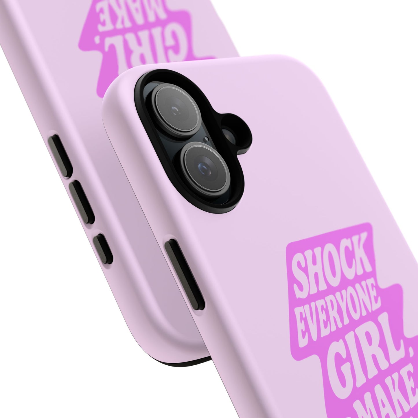 Shock Everyone - Coque iPhone (rose)