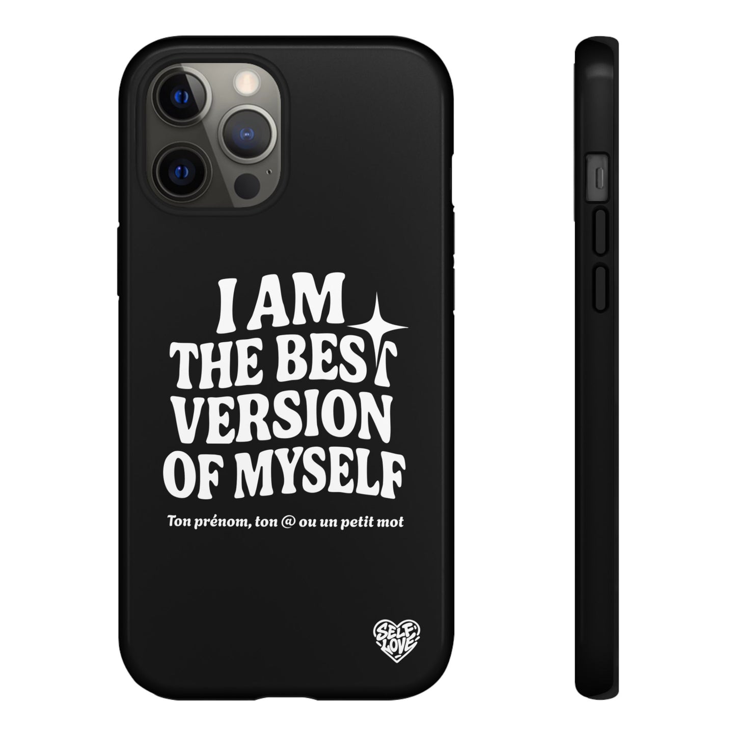 I Am The Best Version Of Myself - Coque iPhone (noir)