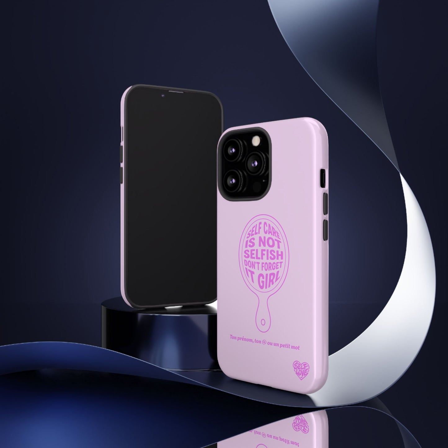 Self Care - Coque iPhone (rose)