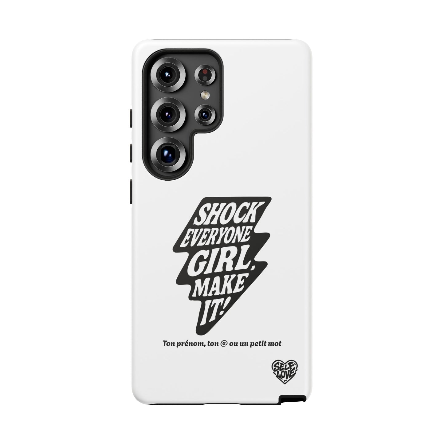Shock Everyone - Coque Samsung (blanc)