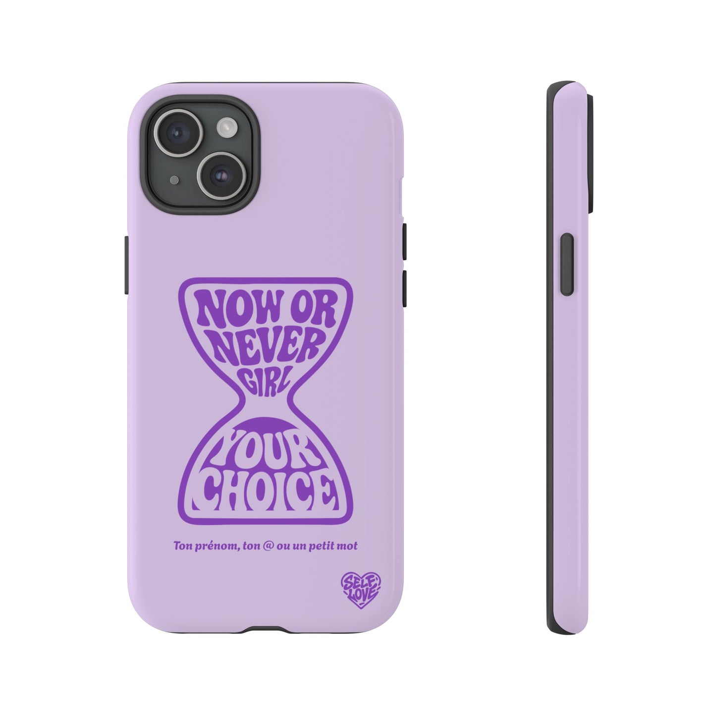 Now Or Never Girl - Coque iPhone (violet)