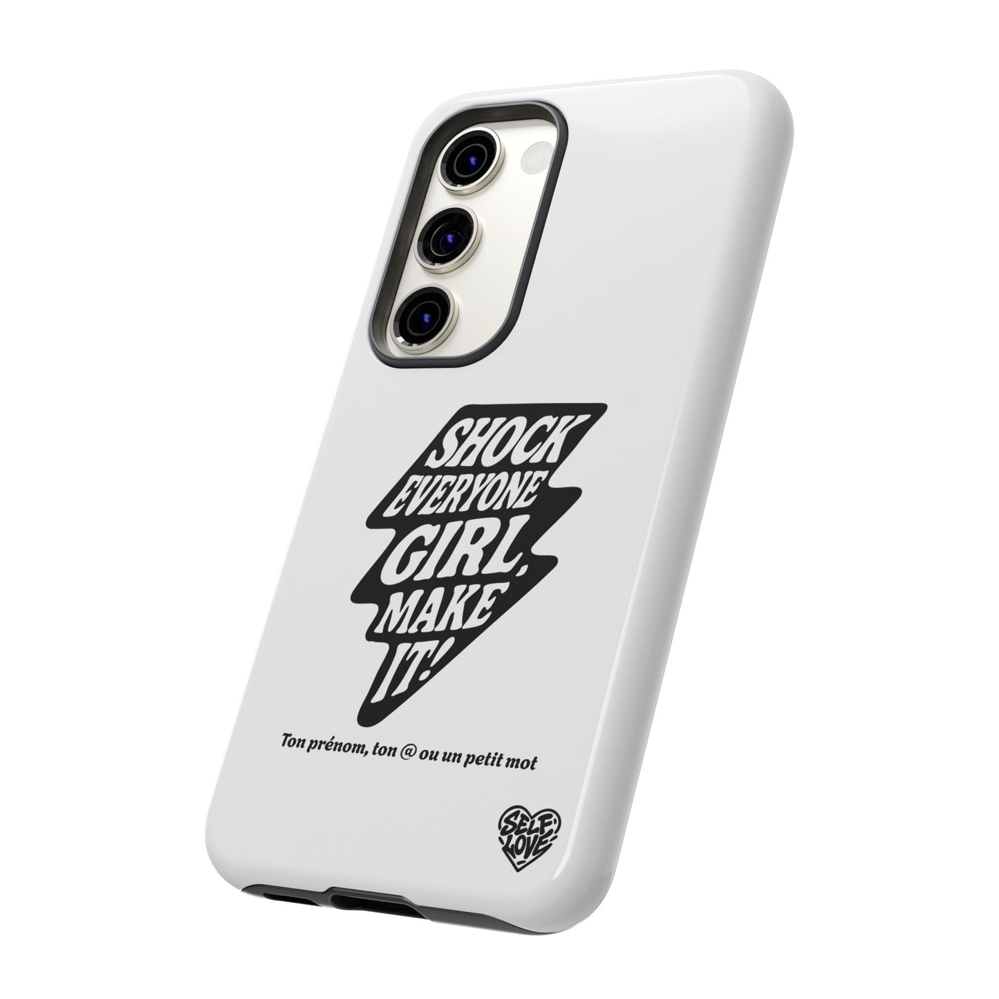 Shock Everyone - Coque Samsung (blanc)