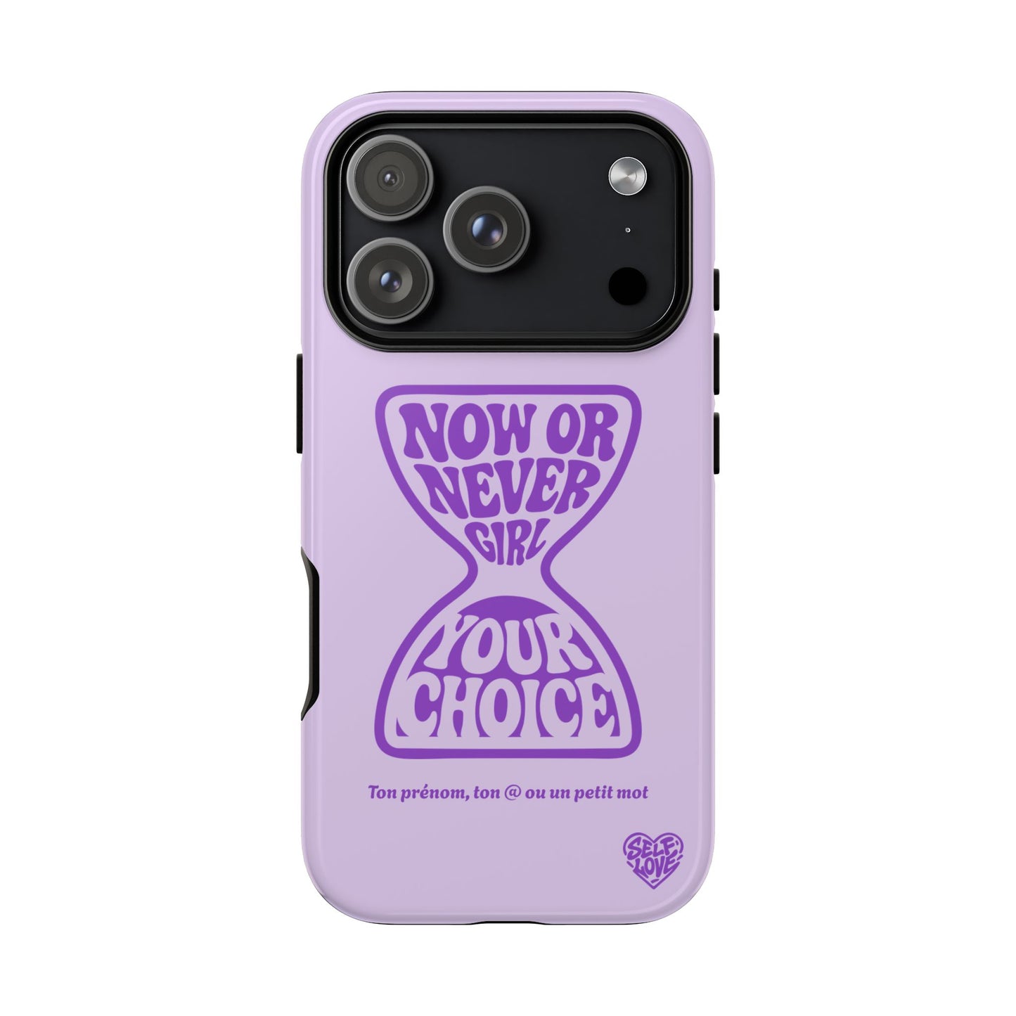 Now Or Never Girl - Coque iPhone (violet)