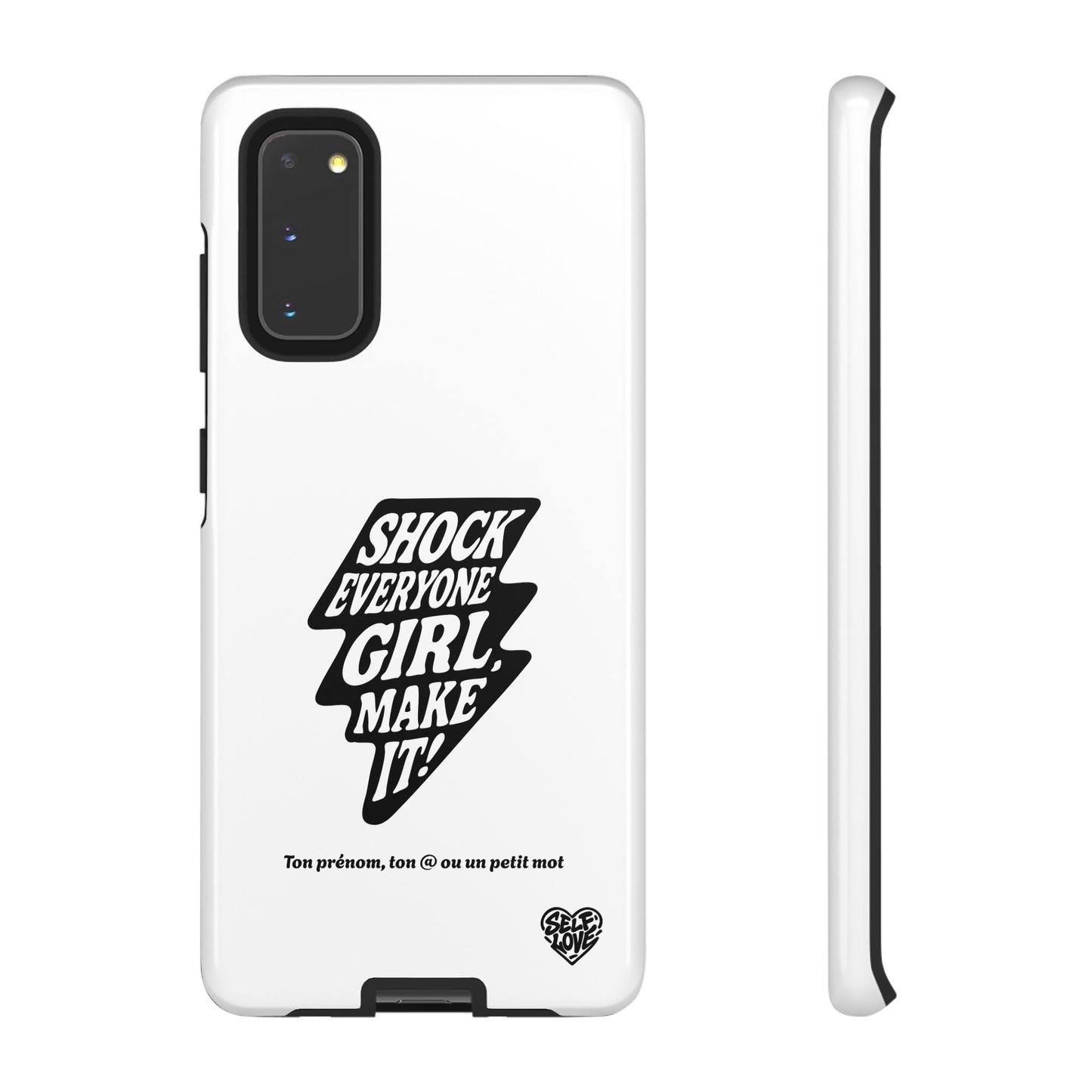 Shock Everyone - Coque Samsung (blanc)
