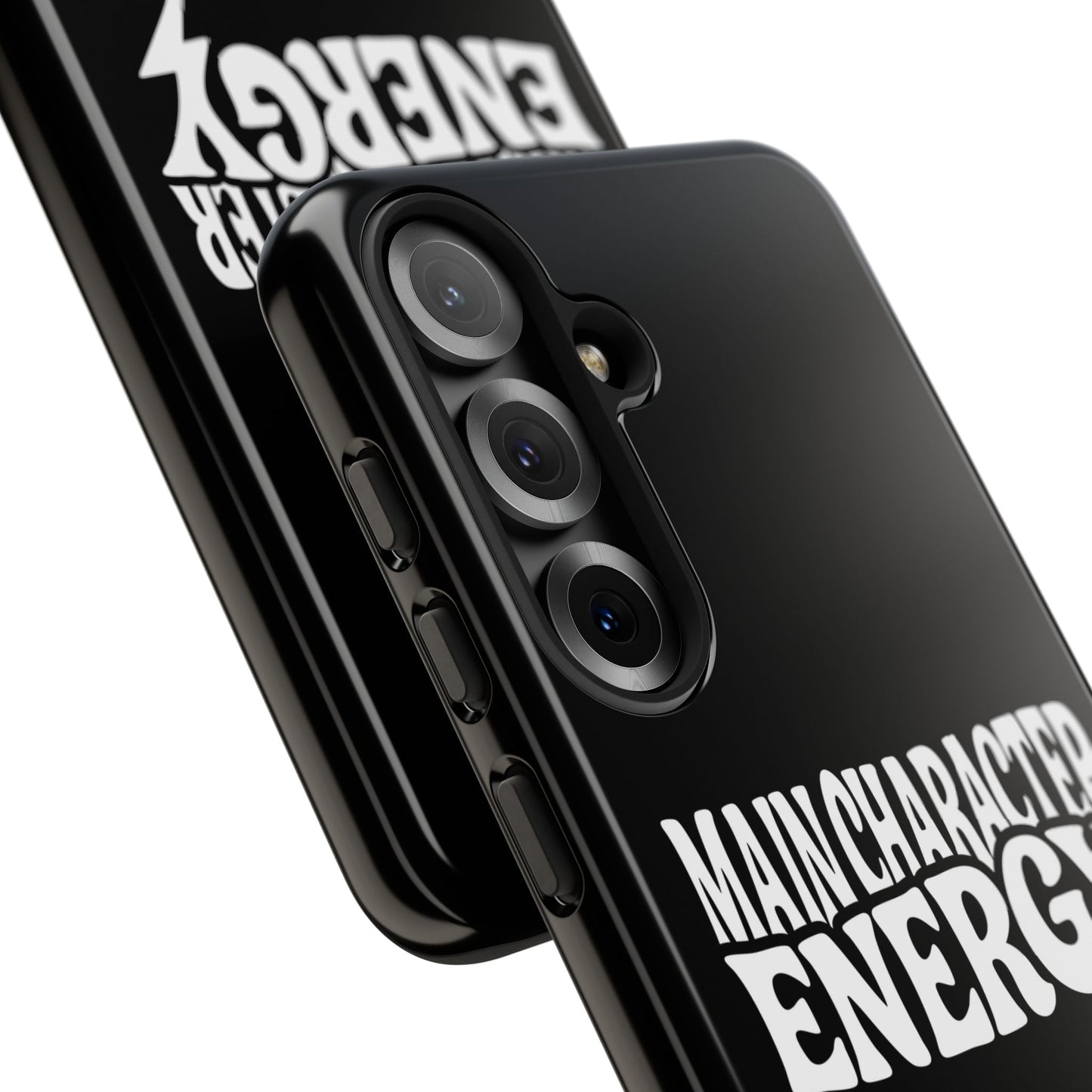 Main Character Energy - Coque Samsung (noir)