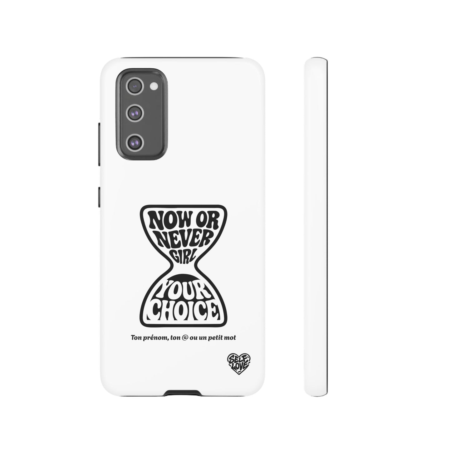 Now Or Never Girl - Coque Samsung (blanc)