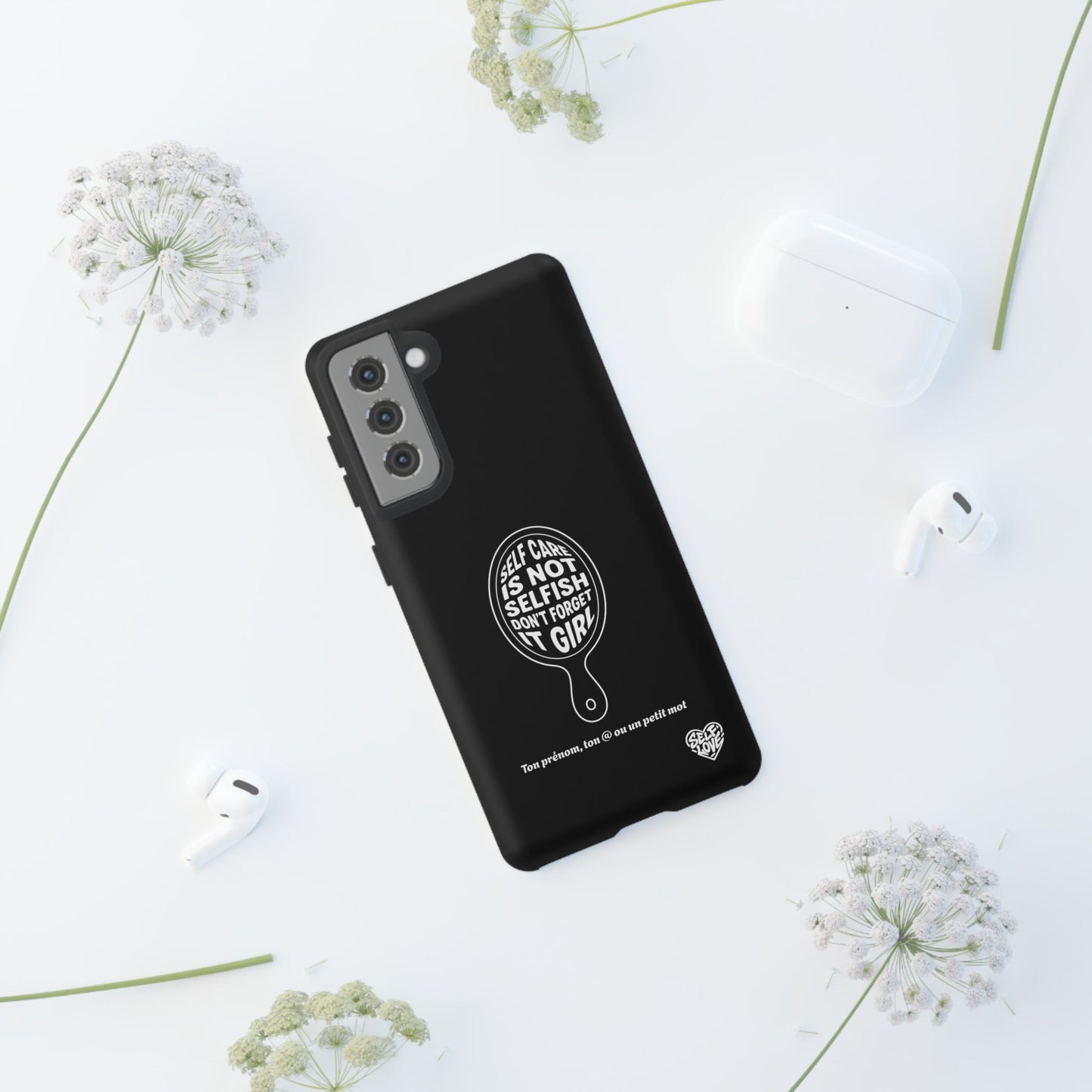 Self Care - Coque Samsung (noir)