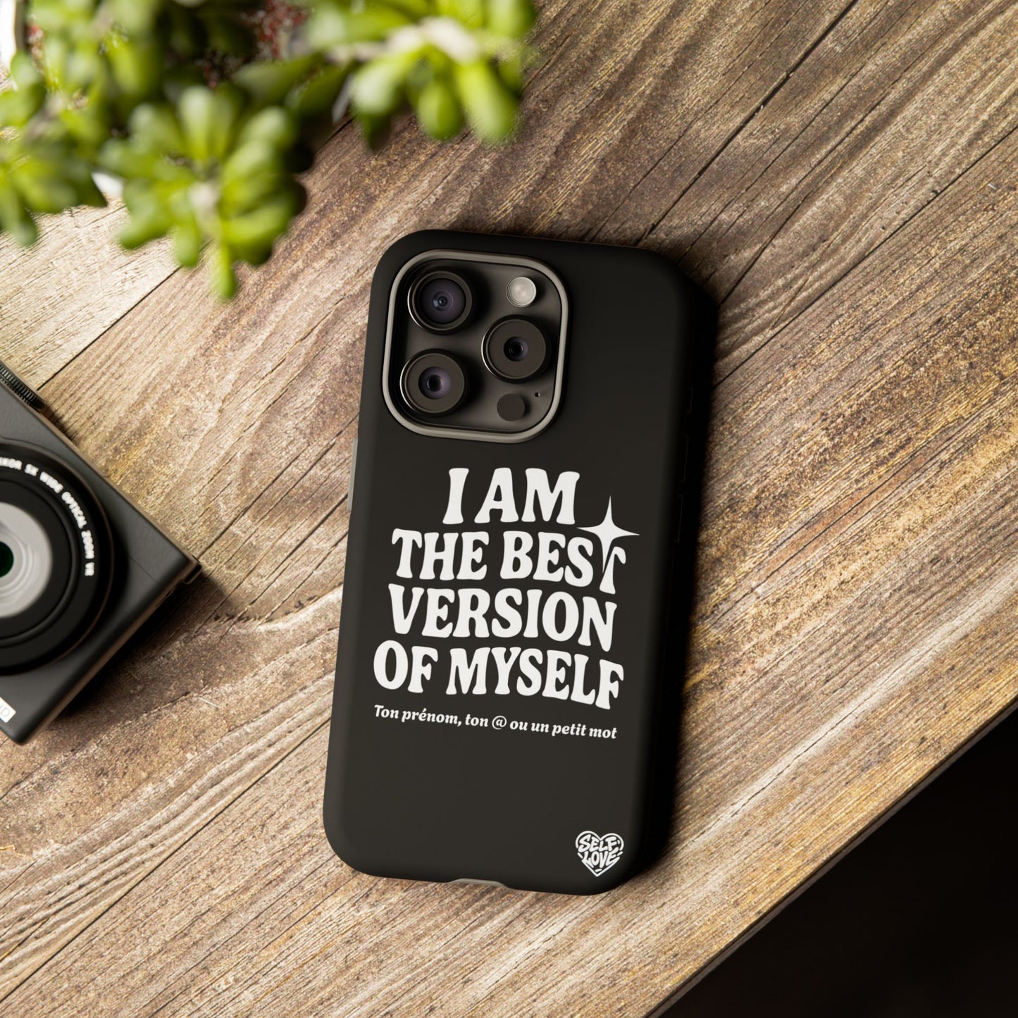 I Am The Best Version Of Myself - Coque iPhone (noir)
