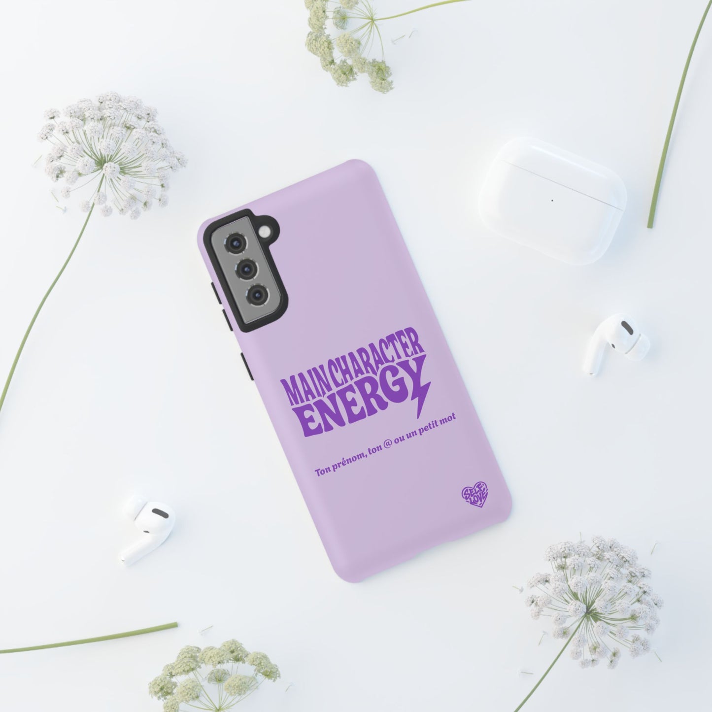 Main Character Energy - Coque Samsung (violet)